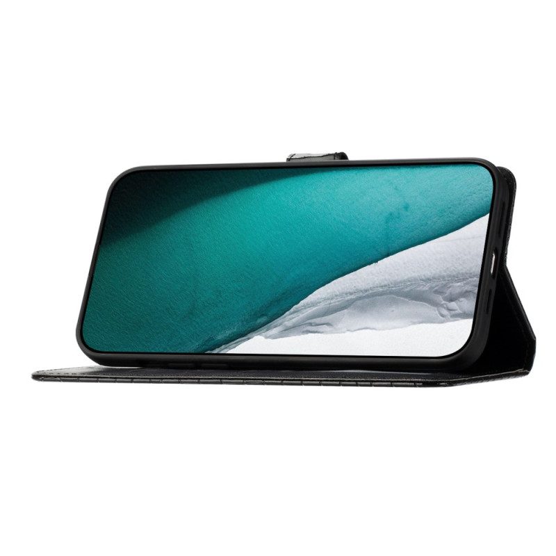 Lederhüllen Samsung Galaxy S24 5g Handyhülle Krokodilstruktur Und Riemen
