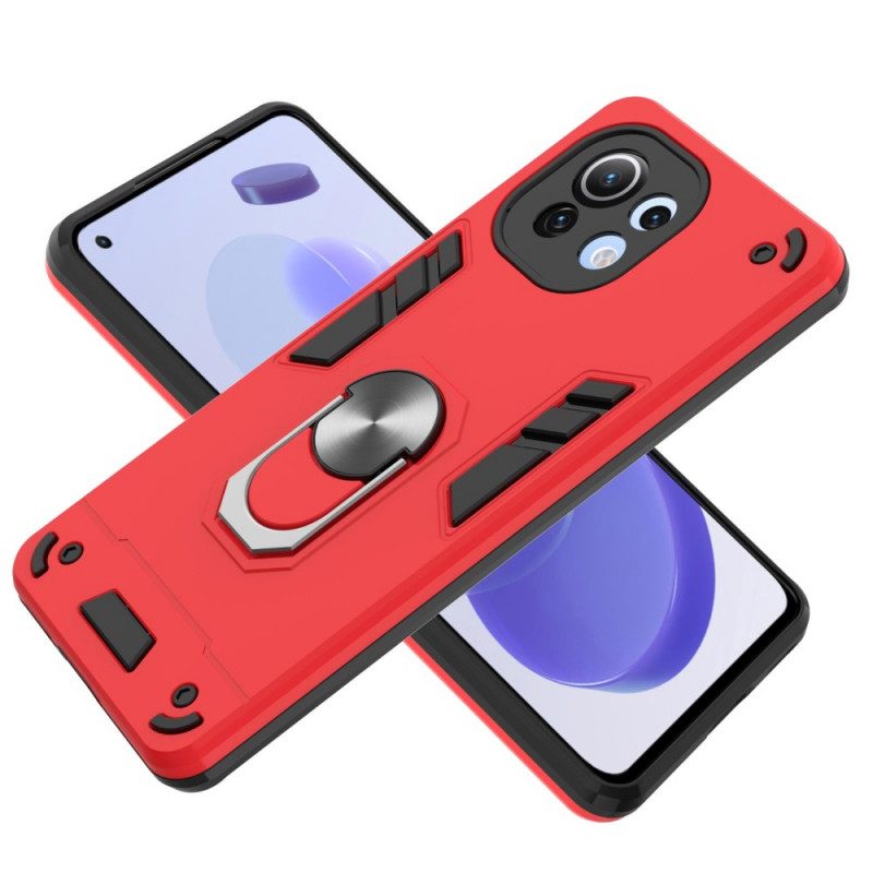 Handyhülle Für Xiaomi Mi 11 (5G) Abnehmbare Ringhalterung Aus Metall