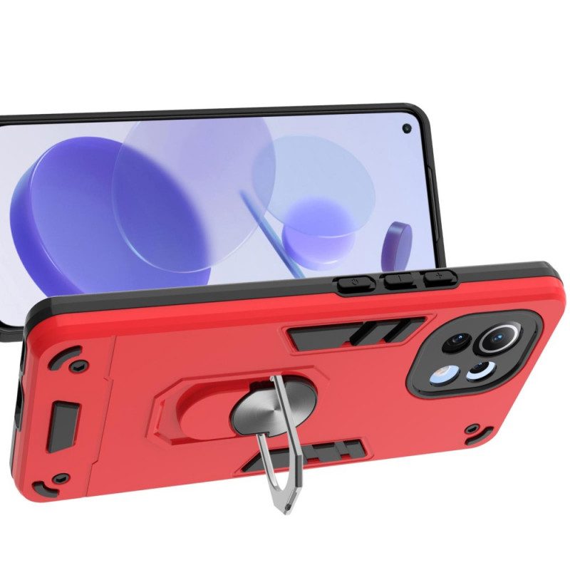 Handyhülle Für Xiaomi Mi 11 (5G) Abnehmbare Ringhalterung Aus Metall