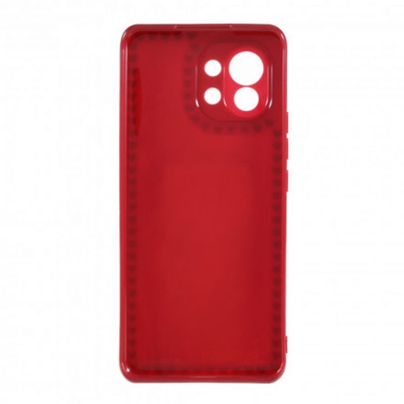 Hülle Für Xiaomi Mi 11 (5G) Flexible Silikonherzen