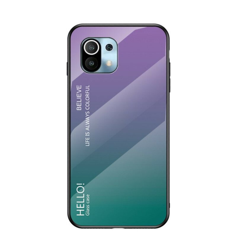 Hülle Für Xiaomi Mi 11 (5G) Gehärtetes Glas Hallo