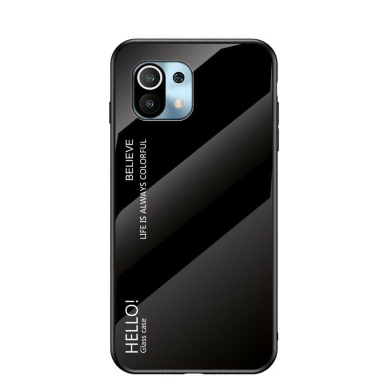 Hülle Für Xiaomi Mi 11 (5G) Gehärtetes Glas Hallo