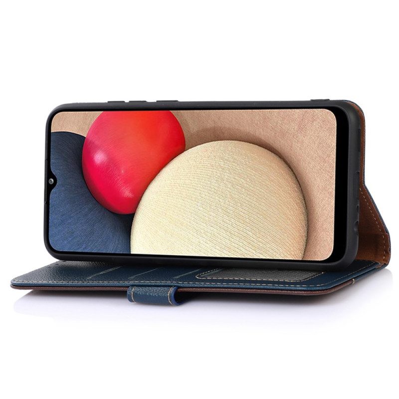 Flip Case Für Moto G51 5G Rfid-khazneh Im Litschi-stil