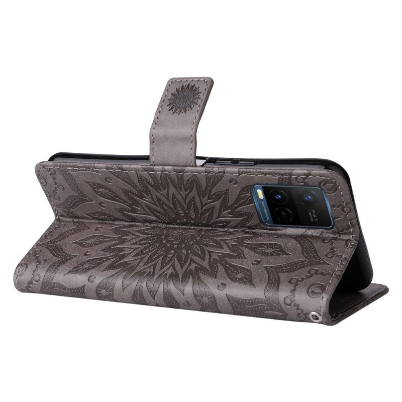 Flip Case Für Vivo Y21 Mit Kordel Thong Sun