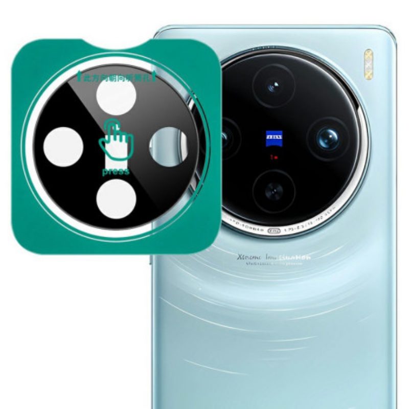 Displayschutzfolie Aus Gehärtetem Glas Für Vivo X100 Pro Mit Selbstpositionierendem Rahmen (schwarze Version)