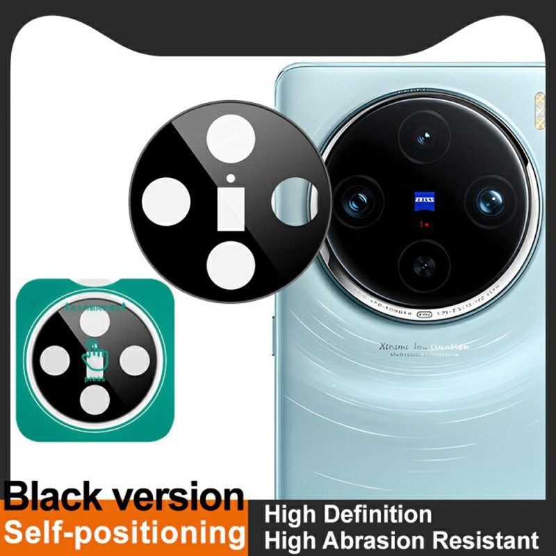 Displayschutzfolie Aus Gehärtetem Glas Für Vivo X100 Pro Mit Selbstpositionierendem Rahmen (schwarze Version)