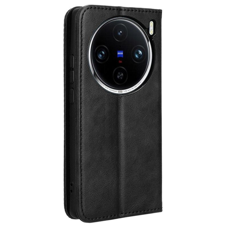 Flip Case Für Vivo X100 Pro Vintage Frieze