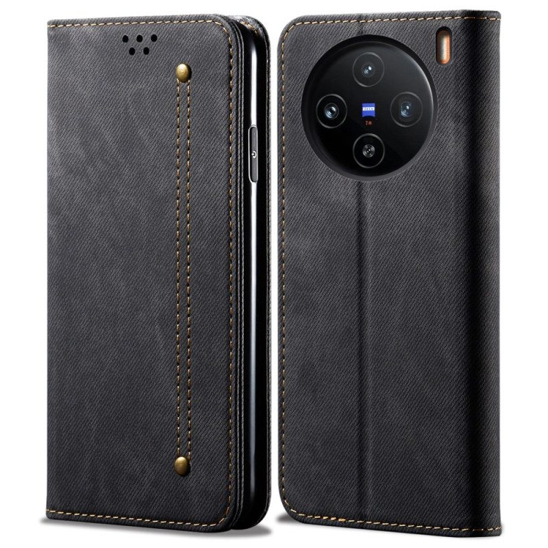 Flip Case Vivo X100 Pro Denim-textur