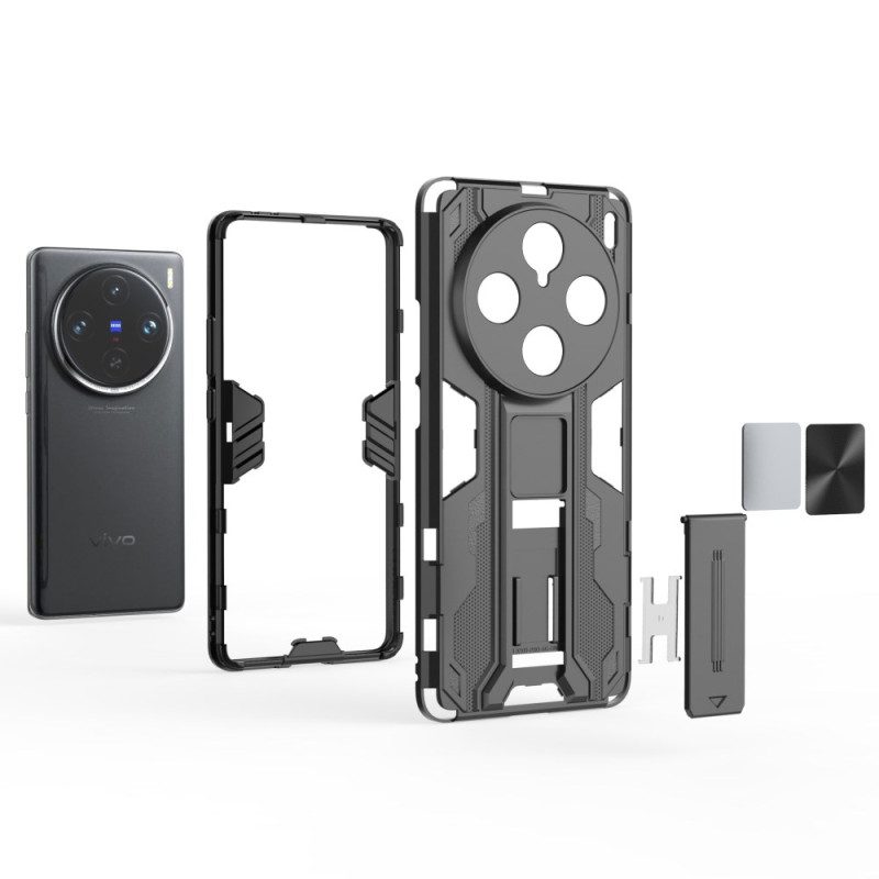 Hülle Vivo X100 Pro Handyhülle Faltbarer Ständer