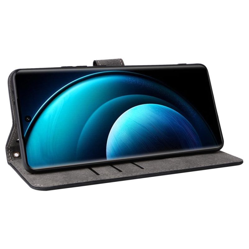 Lederhüllen Für Vivo X100 Pro Armband In Wildlederoptik