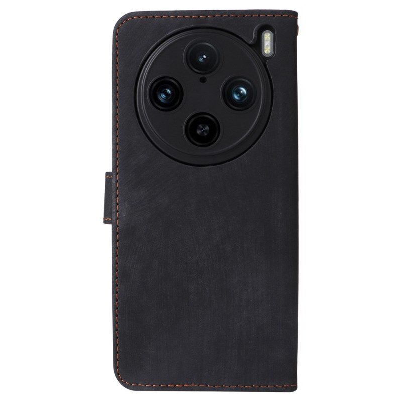 Lederhüllen Für Vivo X100 Pro Armband In Wildlederoptik