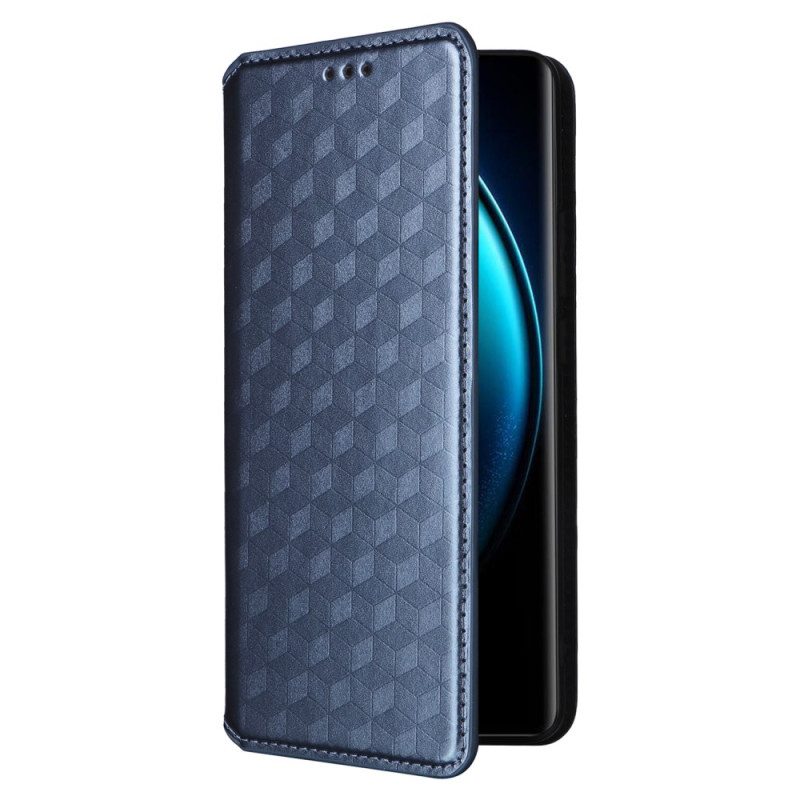 Lederhüllen Für Vivo X100 Pro Rautenmuster