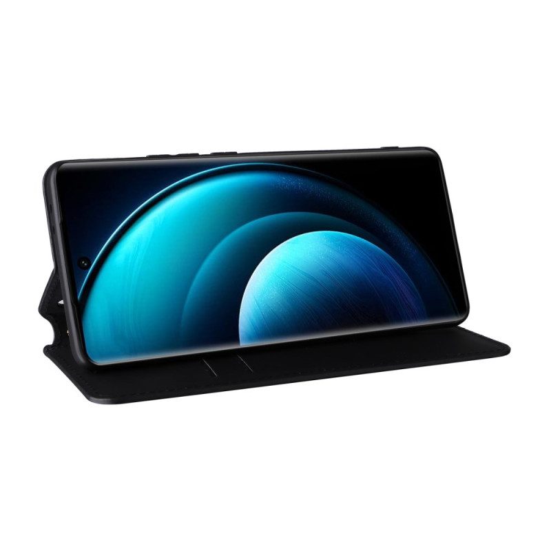 Lederhüllen Für Vivo X100 Pro Rautenmuster