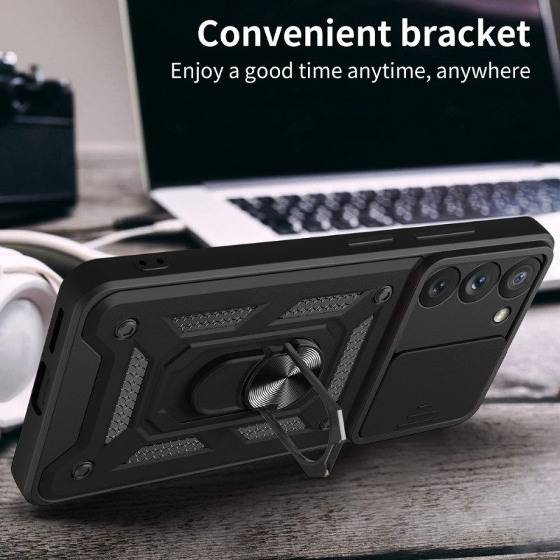 Handyhülle Für Samsung Galaxy S23 5G Halter Und Objektivschutz