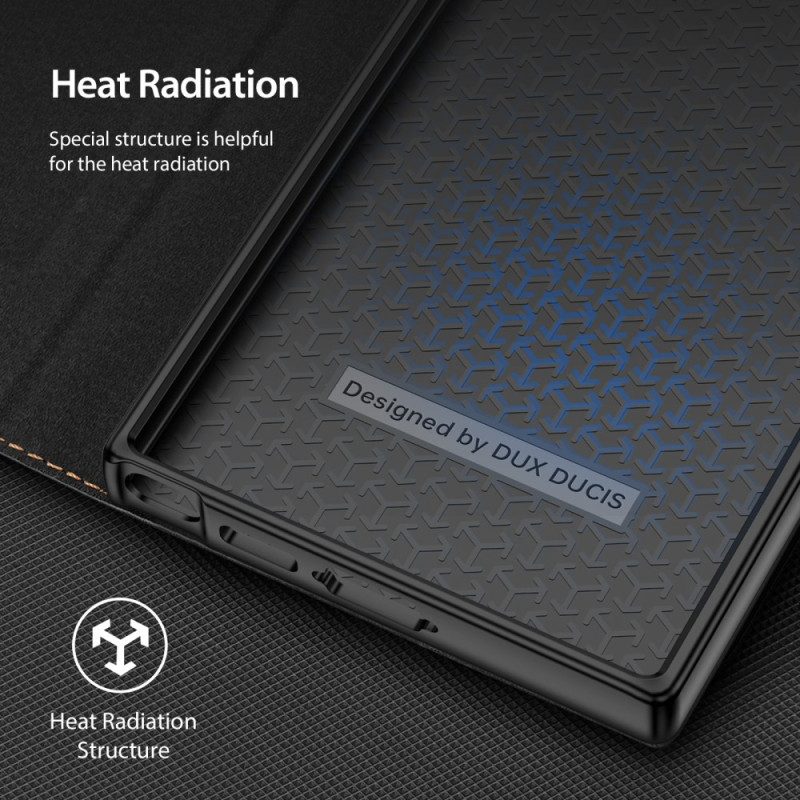 Schutzhülle Für Samsung Galaxy S23 Ultra 5G Flip Case Haut X2-serie Dux Ducis