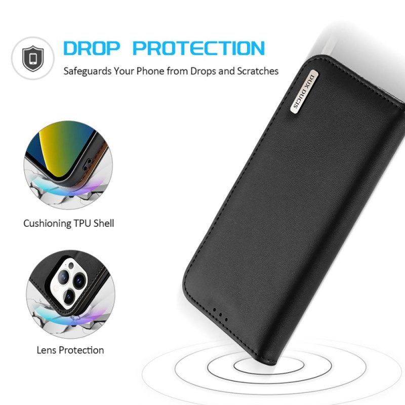 Schutzhülle Für iPhone 14 Pro Max Flip Case Hivo-serie Dux Ducis