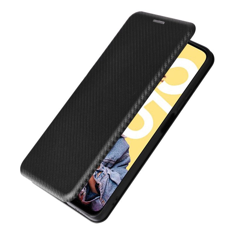Flip Case Realme C55 Carbon Fiber