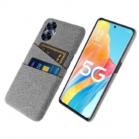 Hülle Realme C55 Handyhülle Kartenhalter Aus Zwei Stoffen