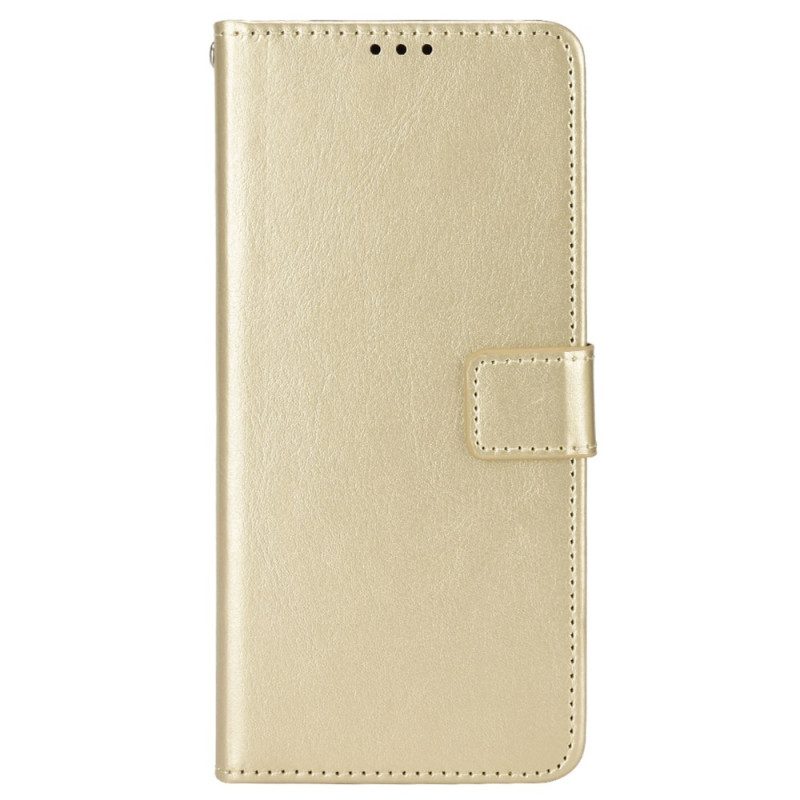 Lederhüllen Für Realme C55 Armband Aus Auffälligem Kunstleder