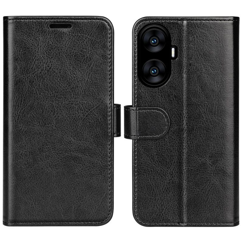 Lederhüllen Für Realme C55 Armband Aus Vintage-kunstleder