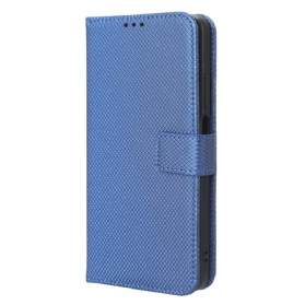 Lederhüllen Für Realme C55 Geldbörse Mit Riemen Und Struktur