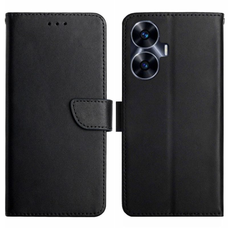 Lederhüllen Für Realme C55 Nappa-lederstruktur