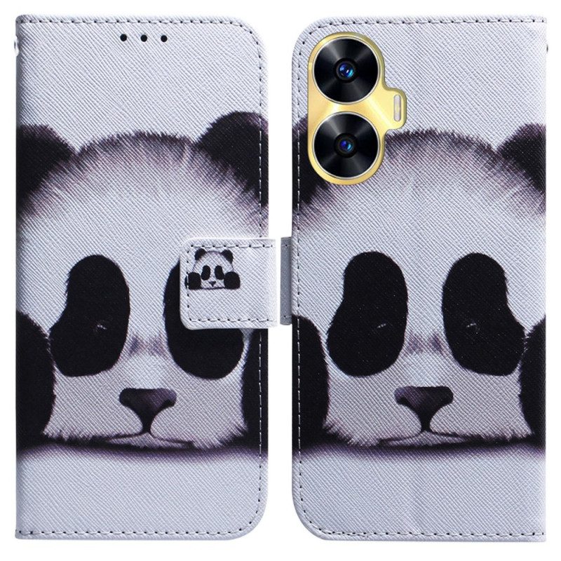 Lederhüllen Für Realme C55 Panda
