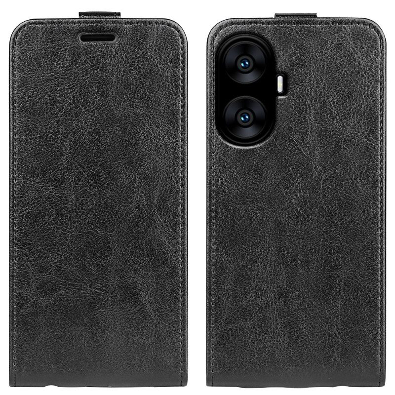 Lederhüllen Für Realme C55 Vertikale Klappe