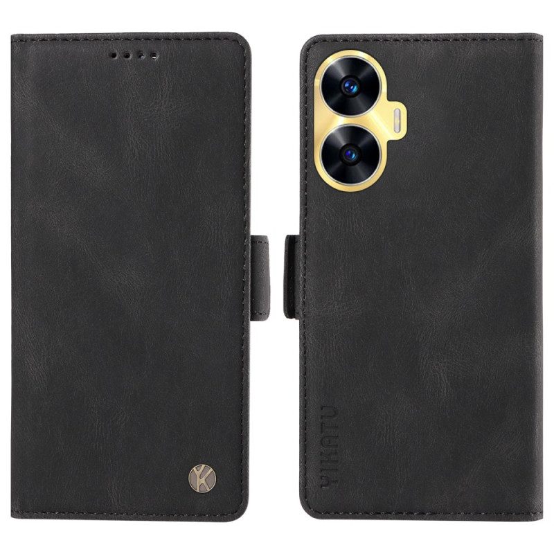 Lederhüllen Für Realme C55 Yikatu
