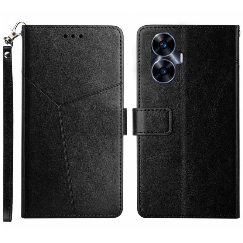 Lederhüllen Realme C55 Armband In Y-form