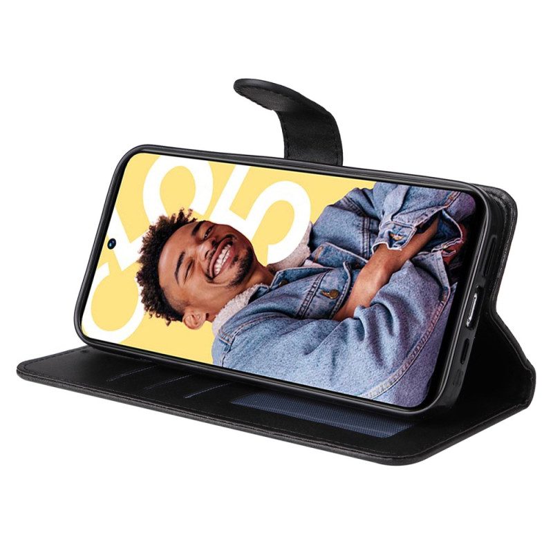 Lederhüllen Realme C55 Armband Mit Lederstruktur