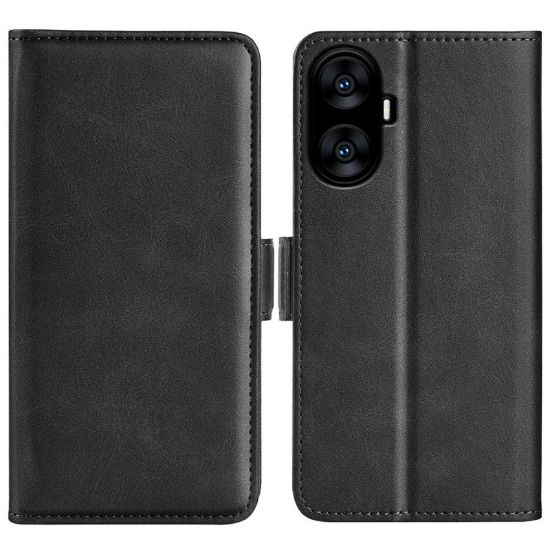 Lederhüllen Realme C55 Doppelverschluss