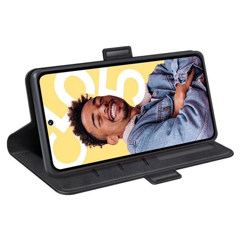 Lederhüllen Realme C55 Doppelverschluss