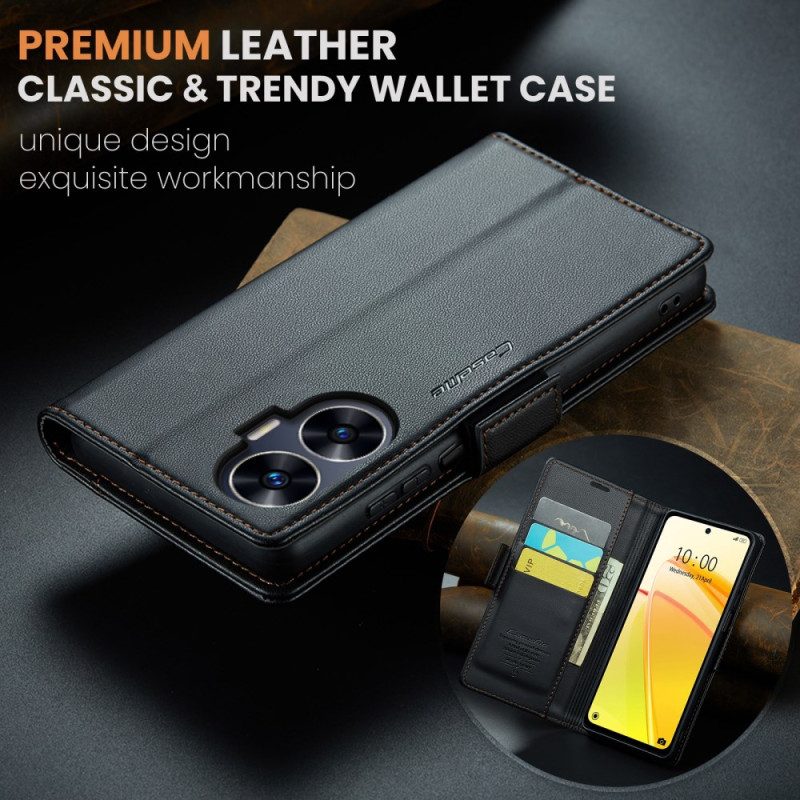 Lederhüllen Realme C55 Handyhülle Caseme Rfid-blockierung