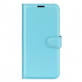 Lederhüllen Realme C55 Handyhülle Klassisches Litschi-kunstleder