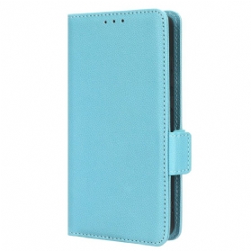 Lederhüllen Realme C55 Handyhülle Schmale Geldbörse Mit Riemen