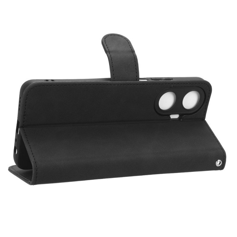 Lederhüllen Realme C55 Handyhülle Wildleder-optik Mit Riemen