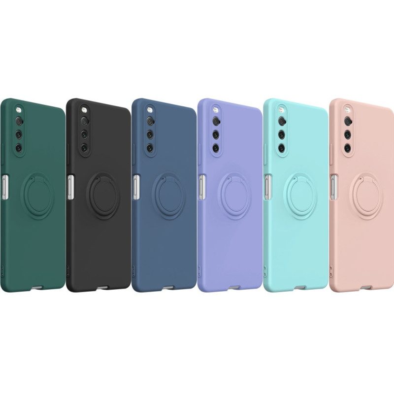 Handyhülle Für Sony Xperia 10 IV Vereinigte Ringhalterung