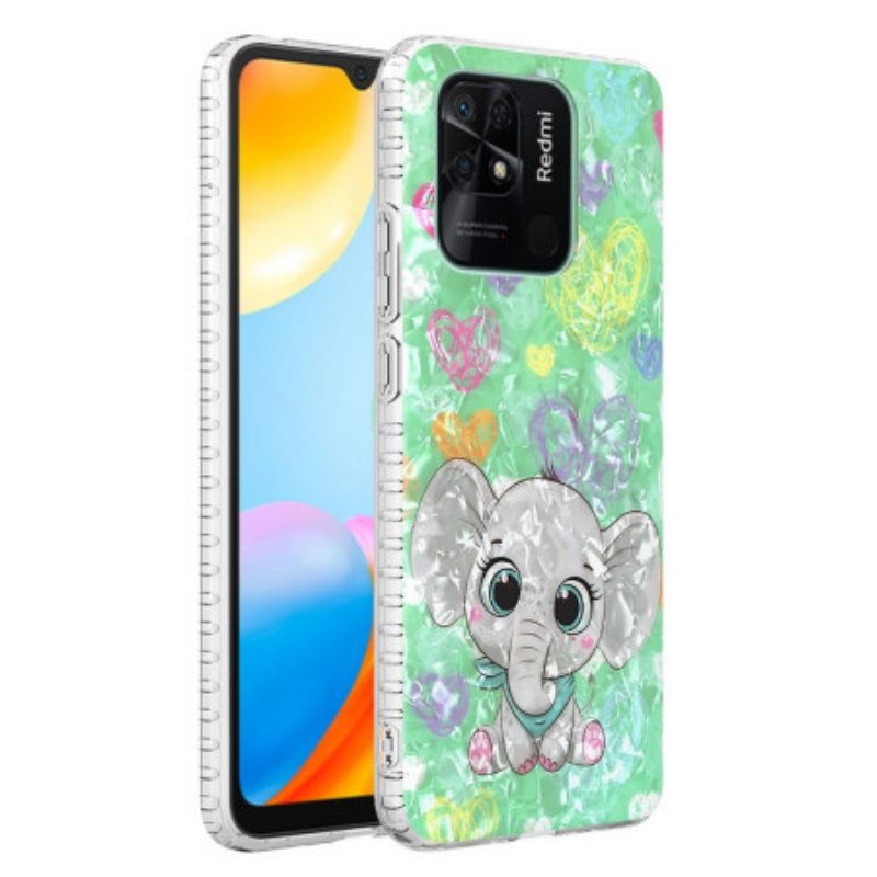 Hülle Für Xiaomi Redmi 10C Stilvoller Elefant