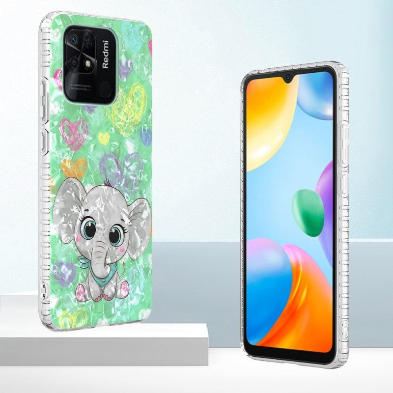 Hülle Für Xiaomi Redmi 10C Stilvoller Elefant