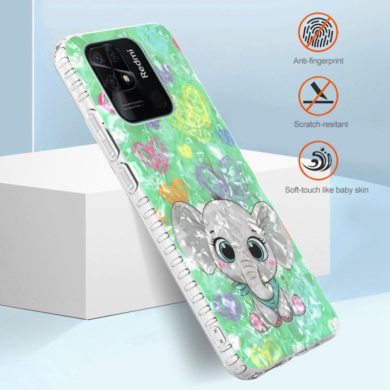 Hülle Für Xiaomi Redmi 10C Stilvoller Elefant