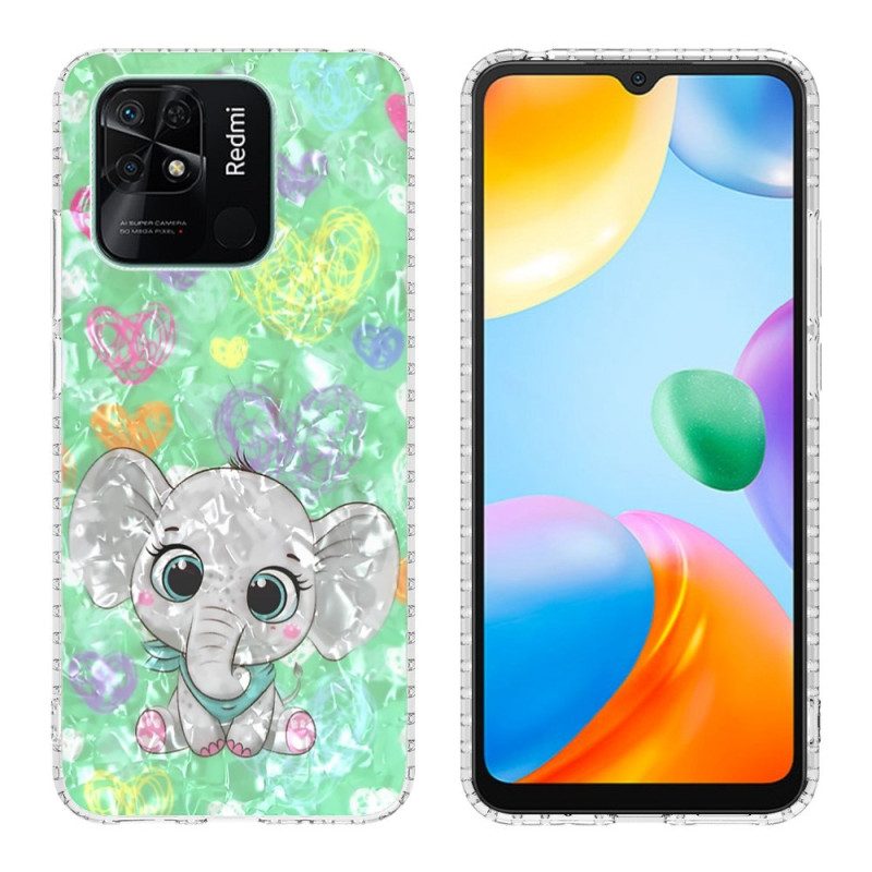 Hülle Für Xiaomi Redmi 10C Stilvoller Elefant