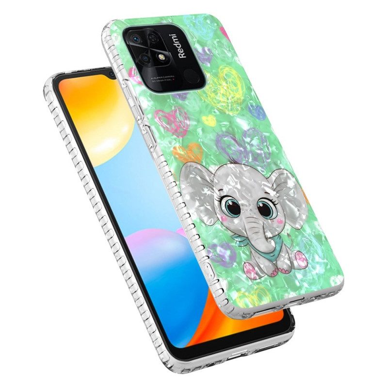 Hülle Für Xiaomi Redmi 10C Stilvoller Elefant