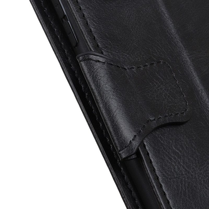 Lederhüllen Für Xiaomi Redmi 10C Stil Lederverschluss Umkehrbar
