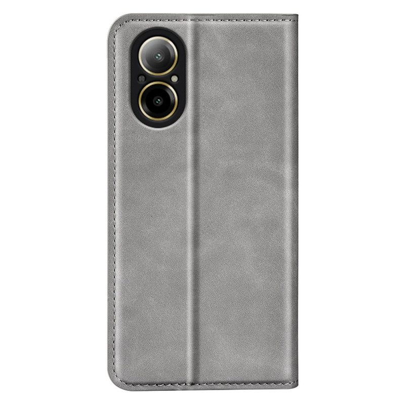 Flip Case Realme C67 Lederoptik