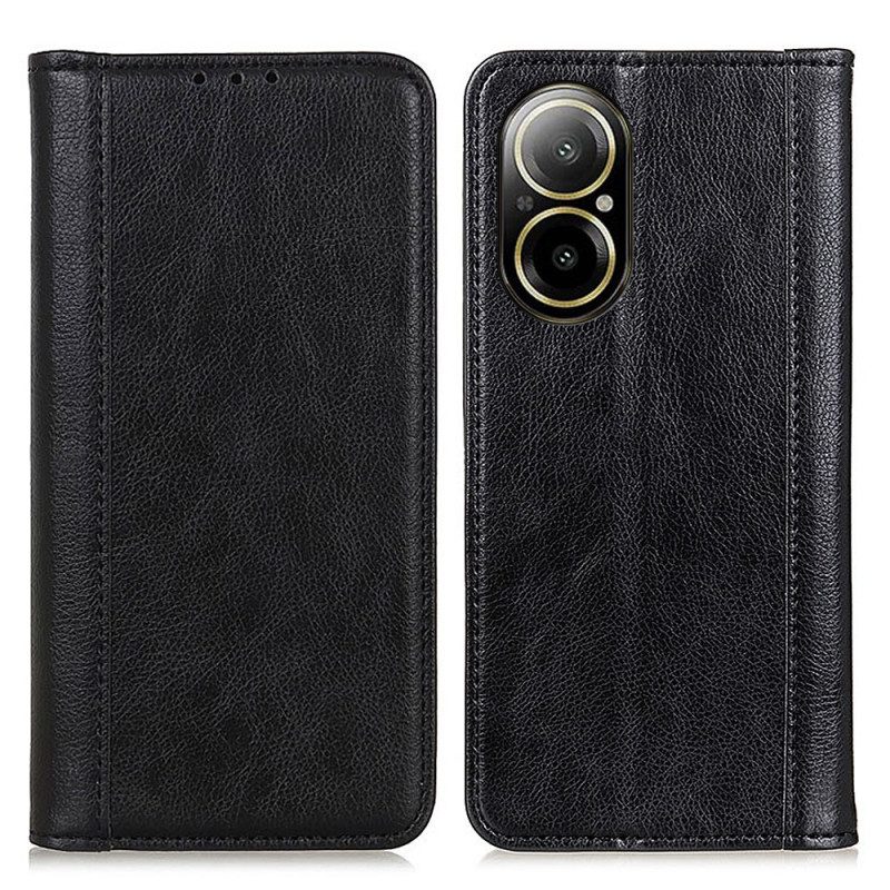 Flip Case Realme C67 Spaltleder