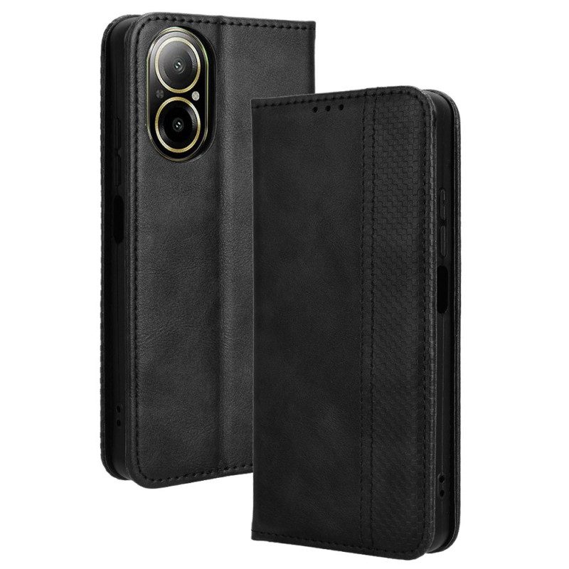 Flip Case Realme C67 Vintage-rand