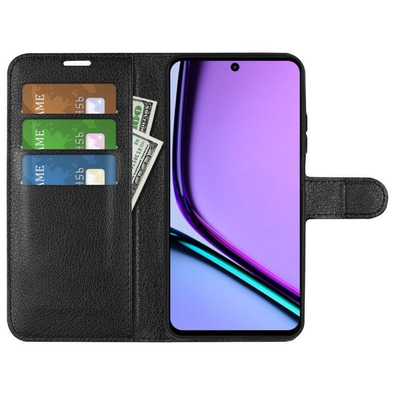 Lederhüllen Für Realme C67 Kunstleder Litschi