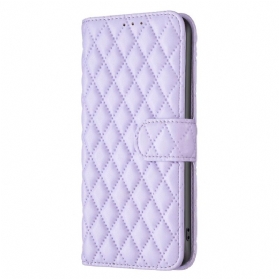 Lederhüllen Realme C67 Gesteppt