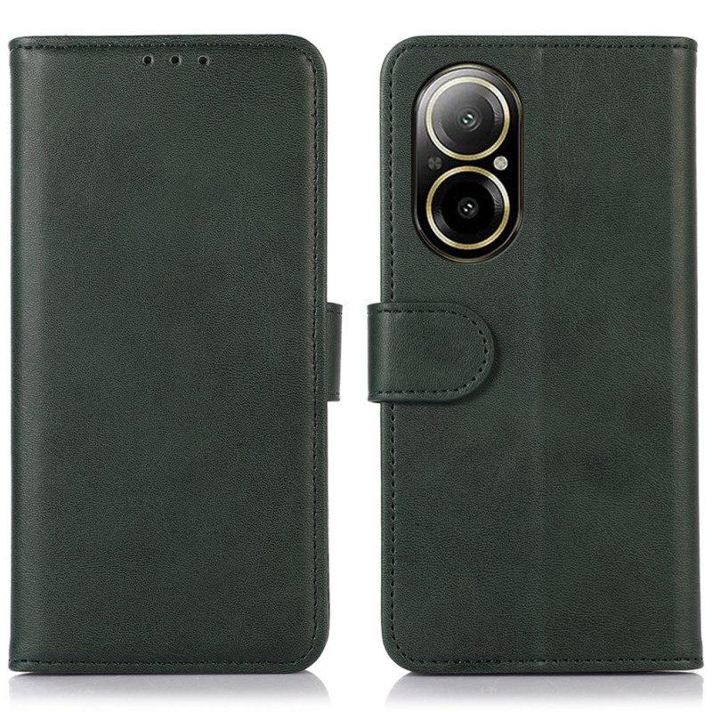 Lederhüllen Realme C67 Klassisches Kunstleder